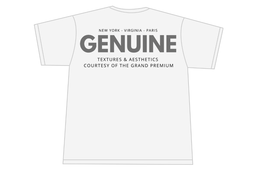 Signature T-Shirt (White & D. Grey)