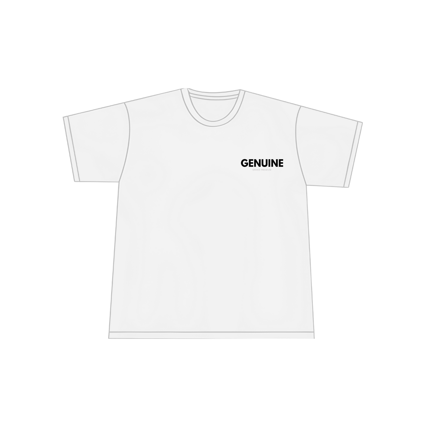 Signature T-Shirt (White & D. Grey)